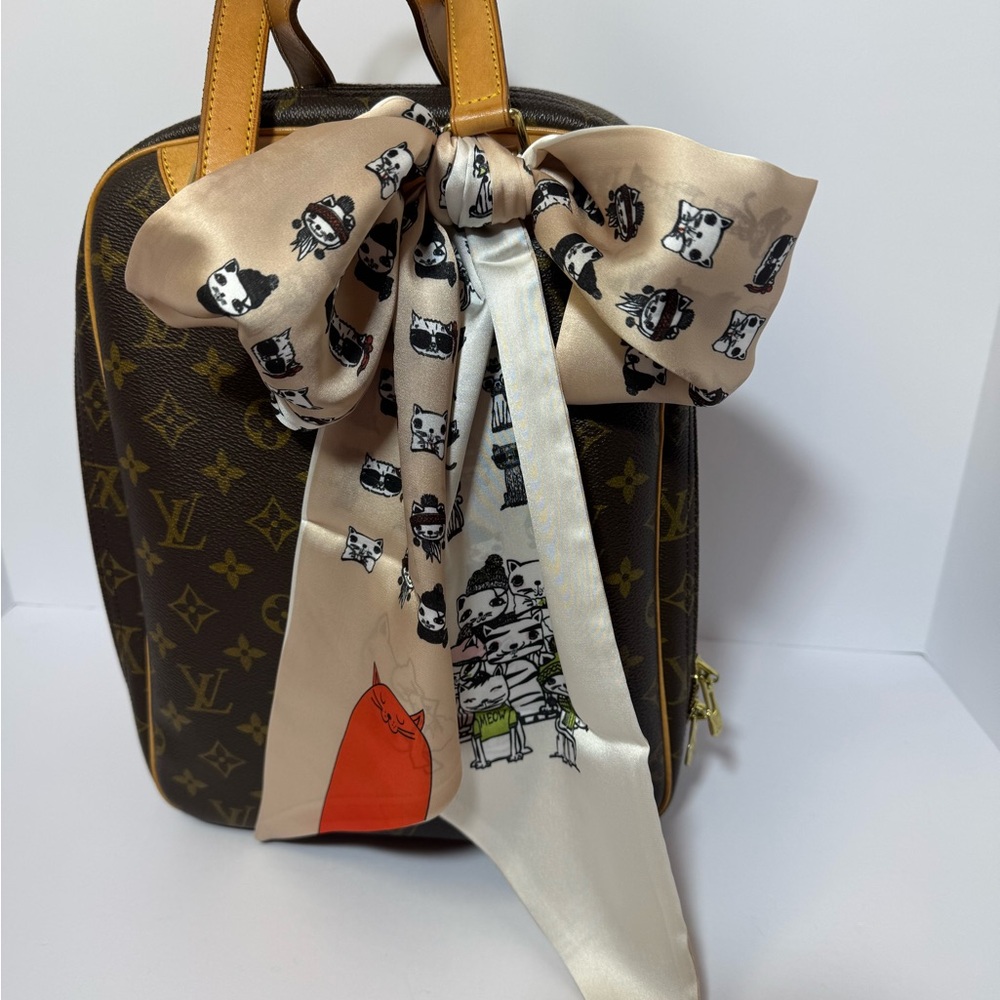 Adorable Cat Printed Scarf